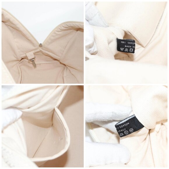 CHANEL COCO Mark Boston Bag Pile White Silver CC Auth BA1544AM - Picture 15 of 16